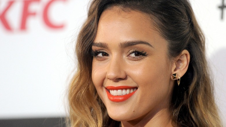 Jessica Alba smiling