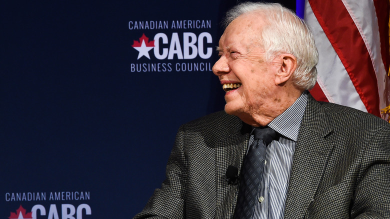 Jimmy Carter smiling