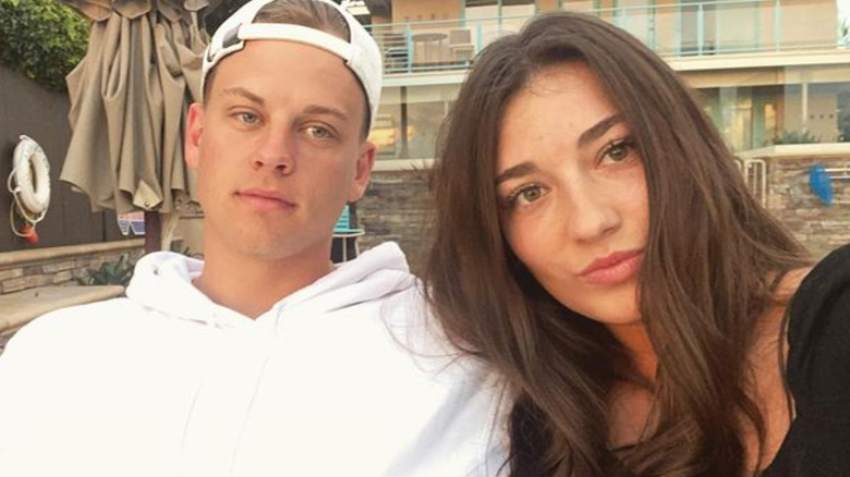 Joe Burrow and Olivia Holzmacher selfie