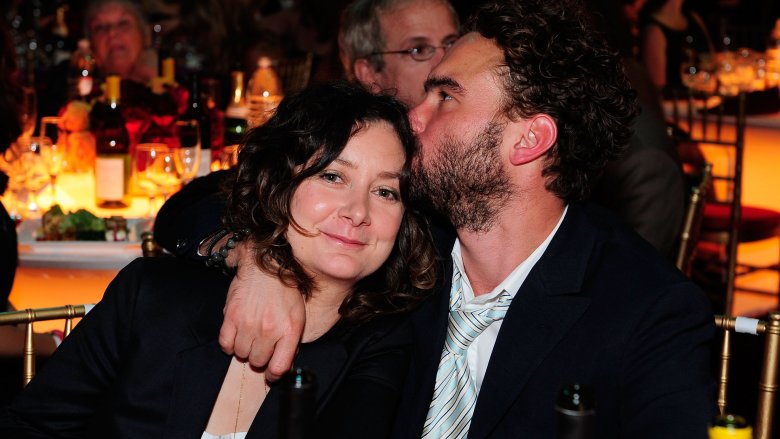 Johnny Galecki and Sara Gilbert