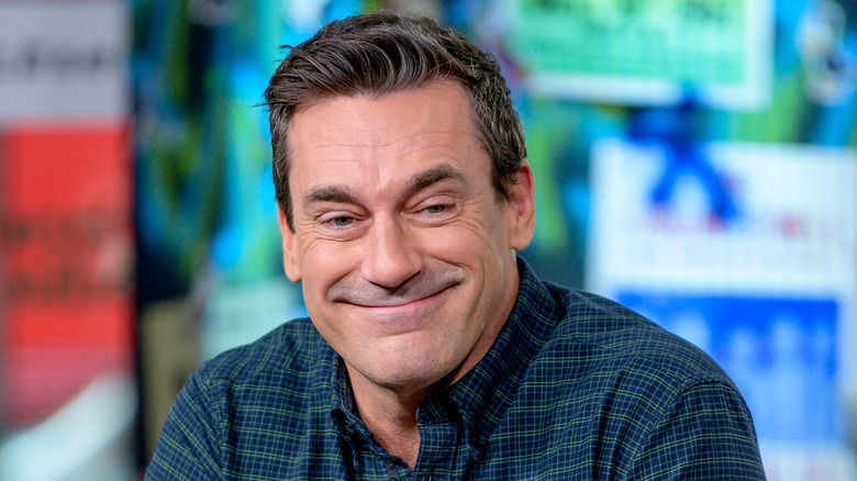 Jon Hamm grinning