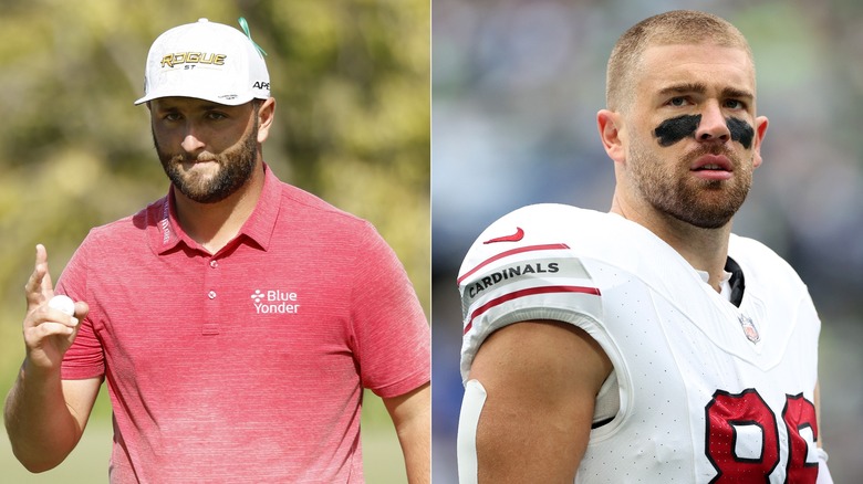 Jon Rahm and Zach Ertz