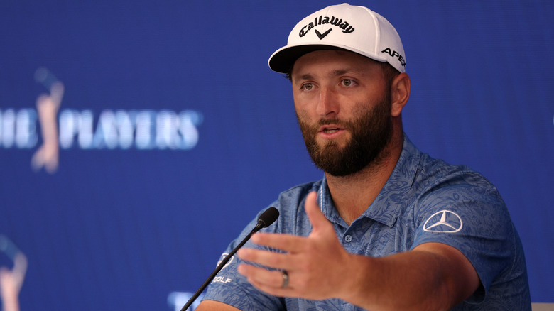 Jon Rahm at press conference