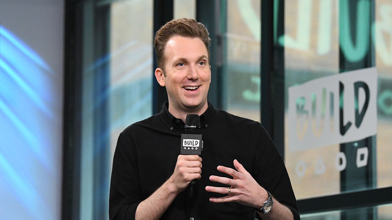 Jordan Klepper on stage