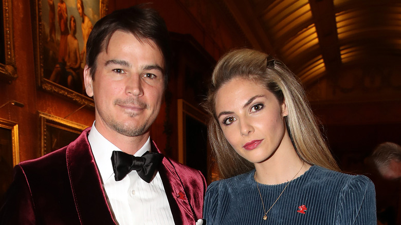 Josh Hartnett and Tamsin Egerton at Buckingham Palace