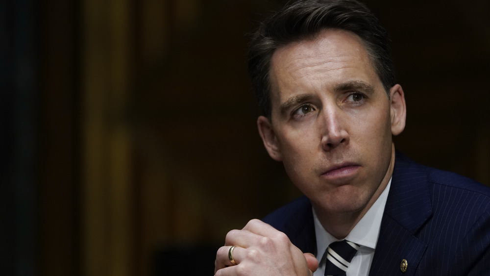 Josh Hawley staring 