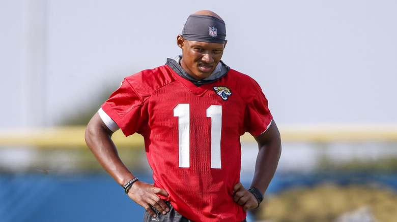 Joshua Dobbs training with Jacksonville Jaguars