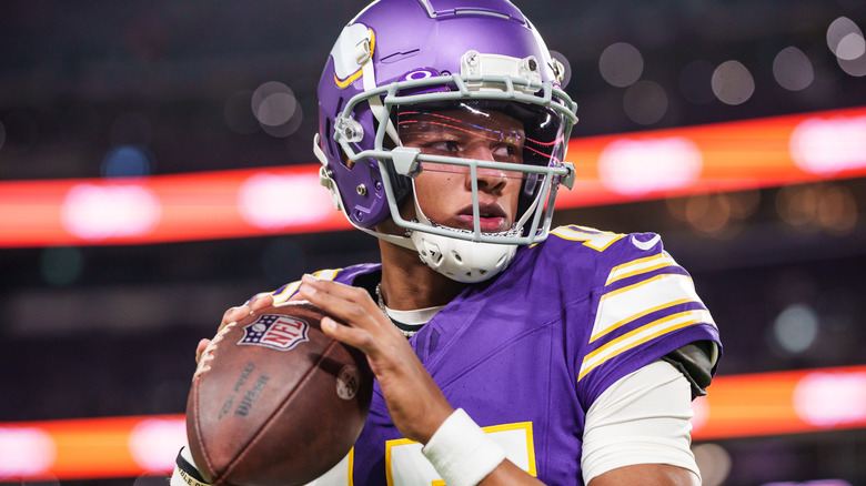 Joshua Dobbs playing for the Vikings