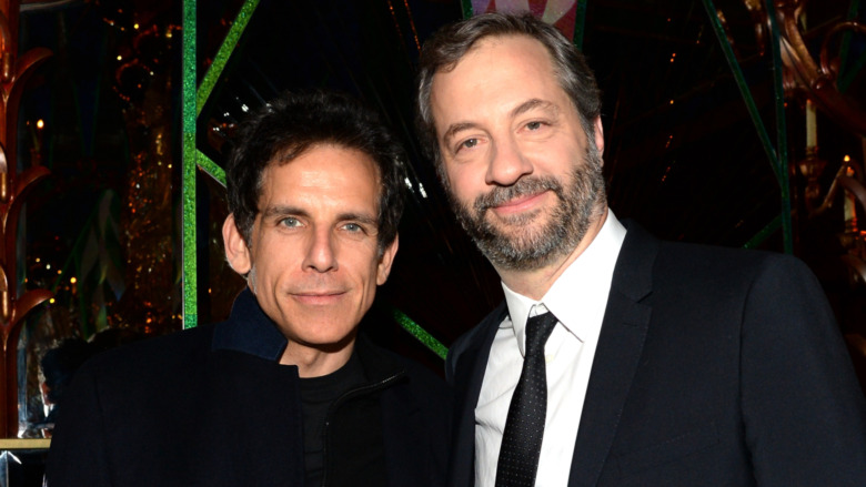 Ben Stiller and Judd Apatow both smiling