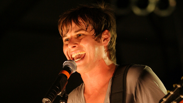 Mark Foster performing at Coachella