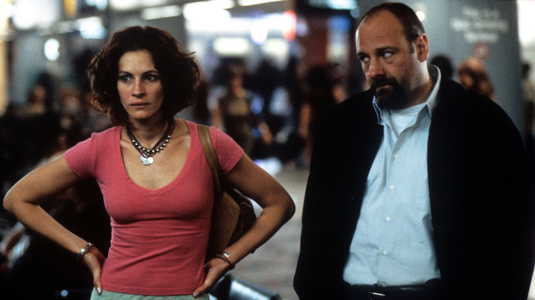 Julia Roberts and James Gandolfini in "The Mexican"