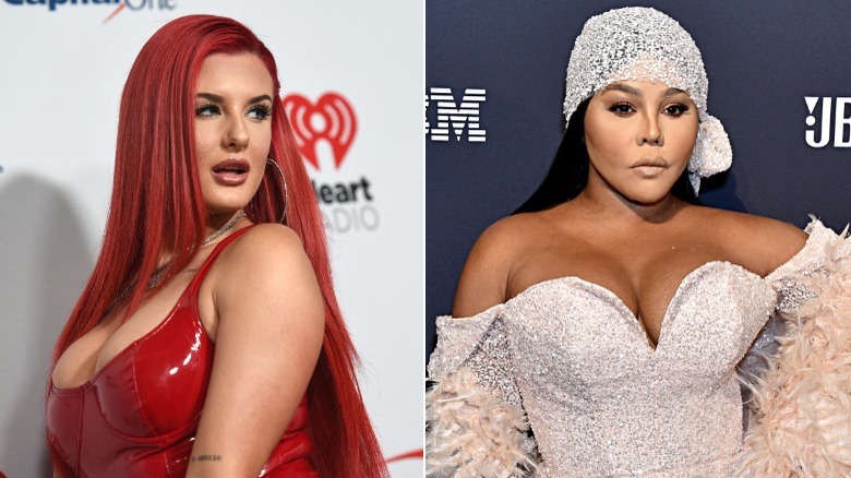 Justina Valentine posing, Lil Kim posing