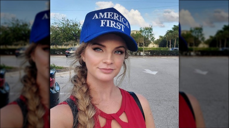 kaitlin bennett in america first hat