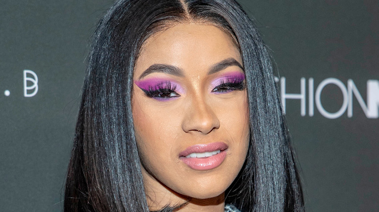 Cardi B smiling