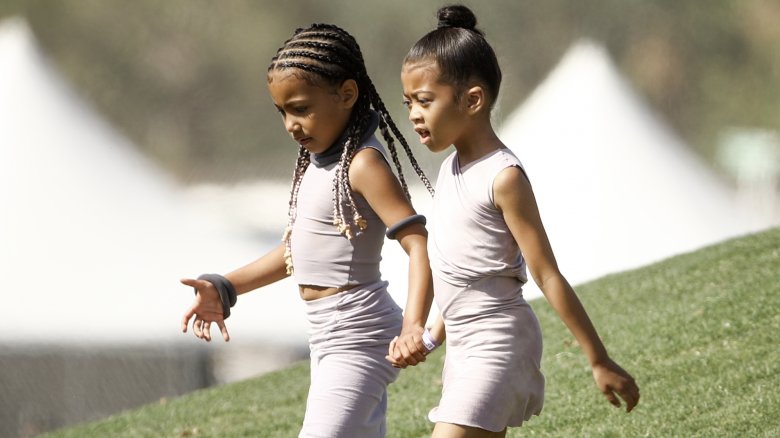 North West with friend