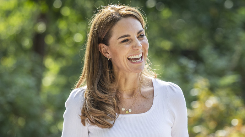 Kate Middleton laughing