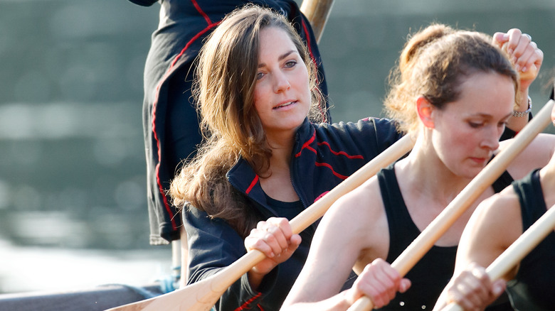 Kate Middleton rowing boat