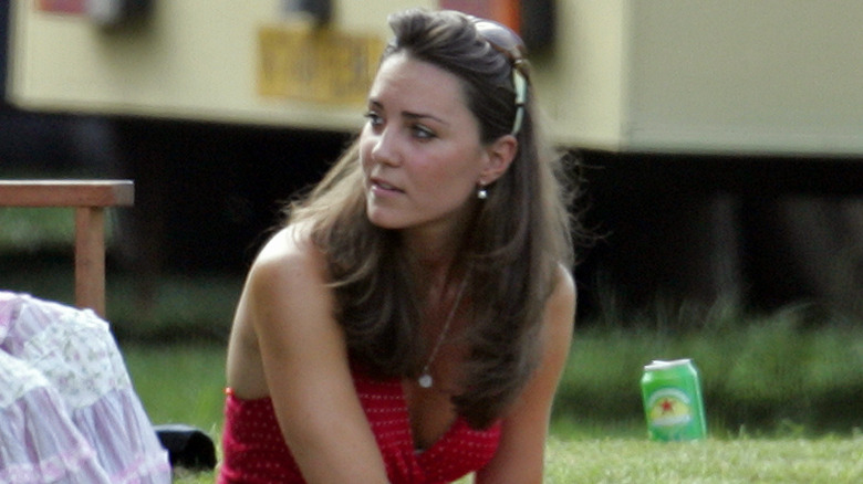 Kate Middleton casual red dress