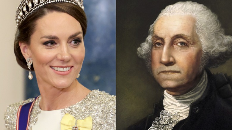 Kate Middleton tiara, George Washington portrait