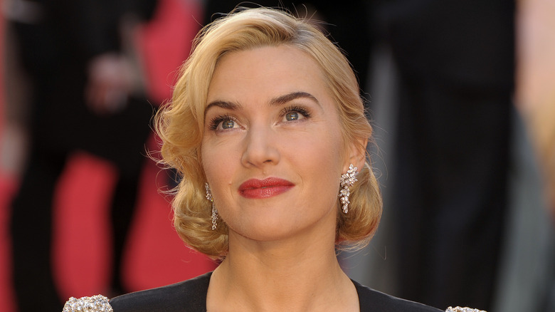 Kate Winslet looking up