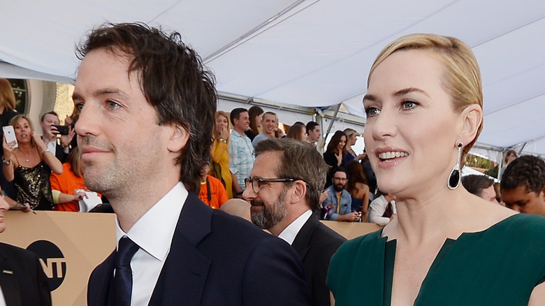 Kate Winslet and Edward Abel Smith walk the red carpet