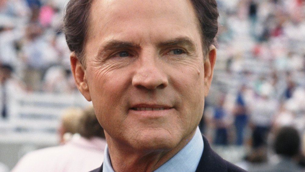 Frank Gifford at the Pro Bowl in 1991