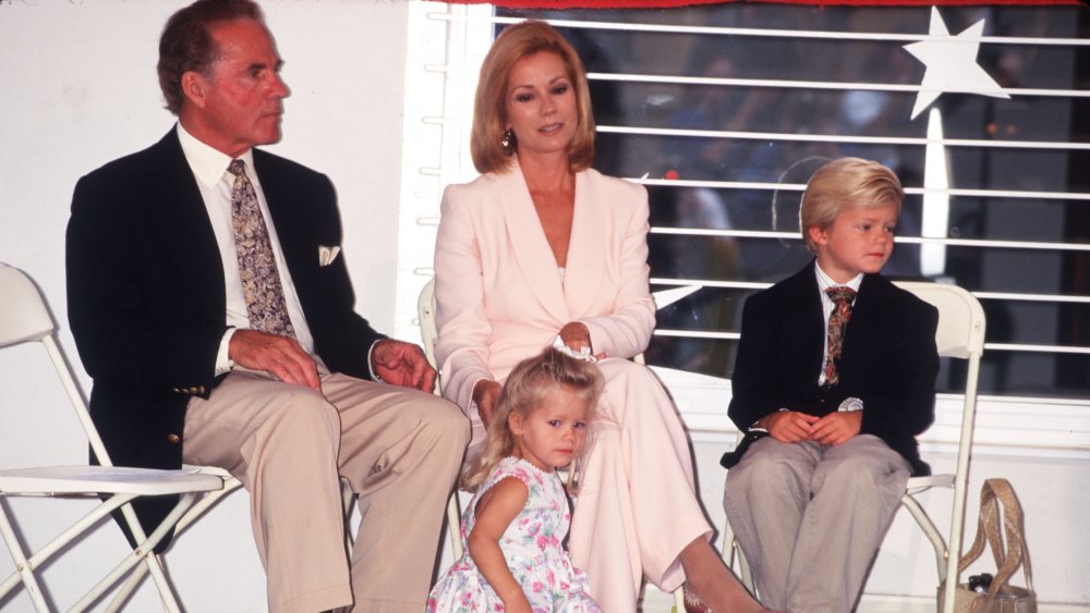 Frank Gifford, Kathie Lee Gifford, Cassidy Gifford, Cody Gifford at the dedication of Cassidy's Place 