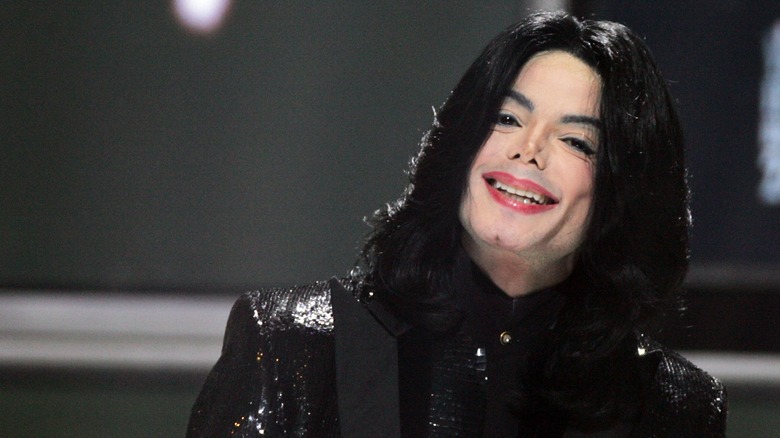 Michael Jackson smiling