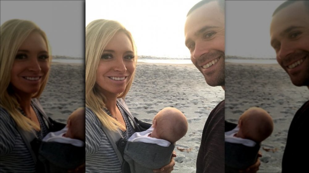 Selfie of Kayleigh McEnany with daughter Blake and husband Sean Gilmartin