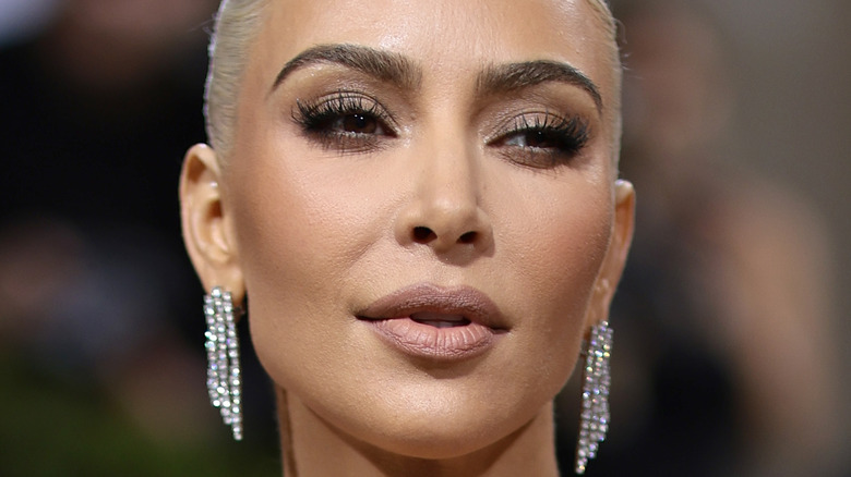 Kim Kardashian diamond earrings