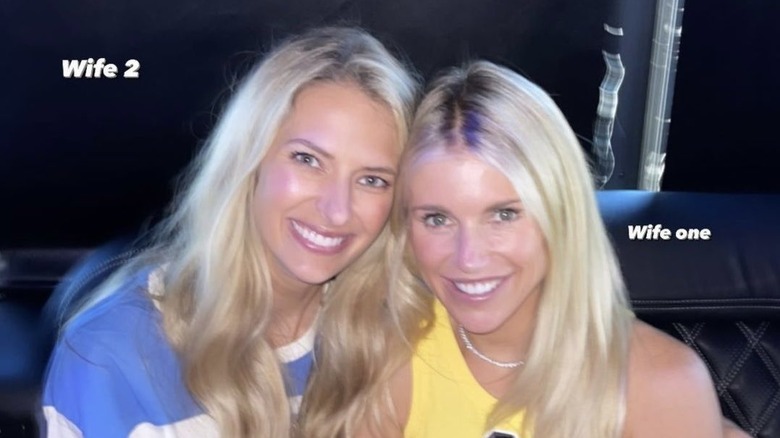 Ali Chapas and Kelly Stafford smiling 