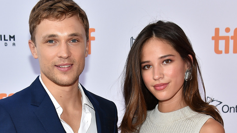 William Moseley and Kelsey Asbille smiling