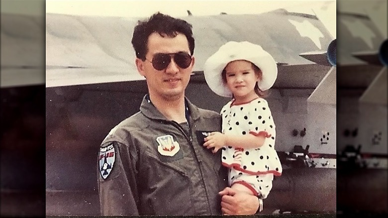 Kelsey Asbille throwback dad pic