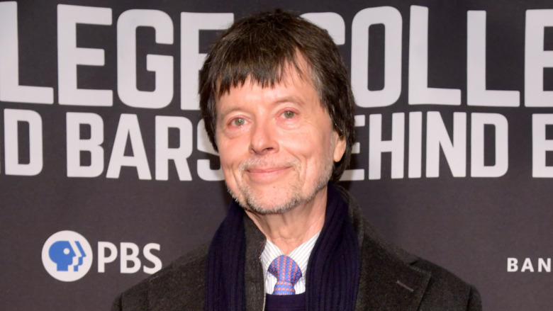 Ken Burns in a scarf