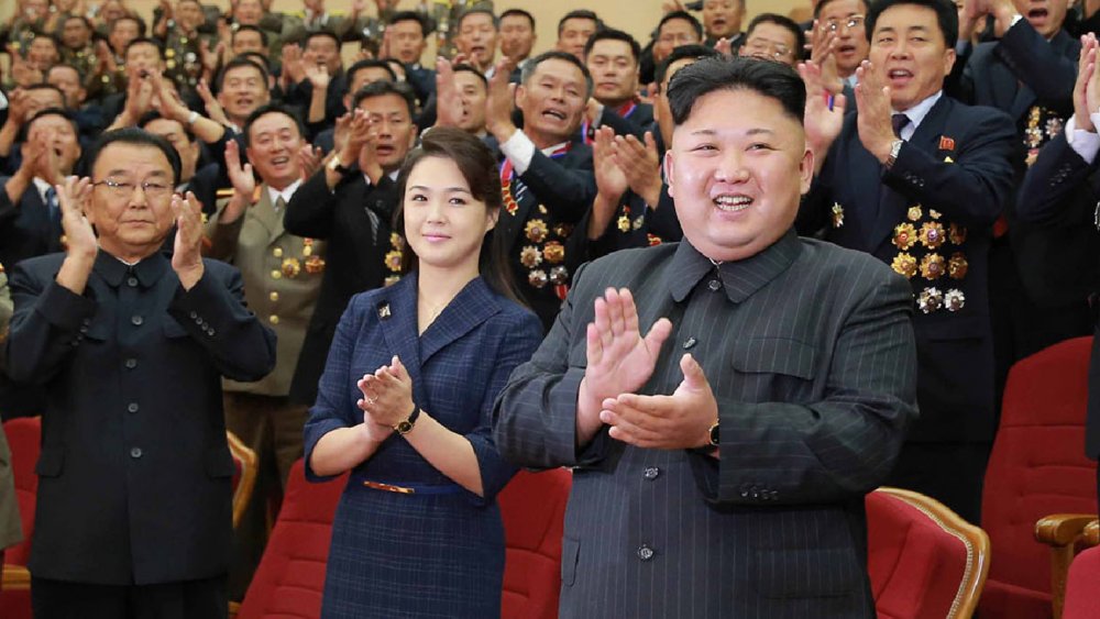 Kim Jong Un and Ri Sol Ju 