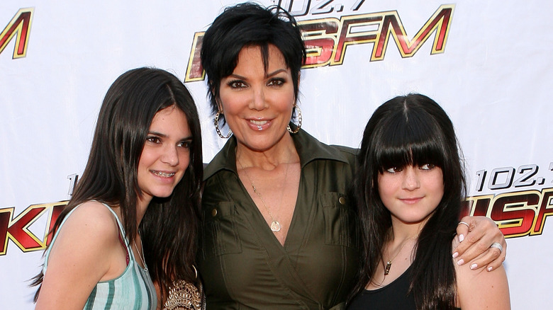 Kendall Jenner, Kris Jenner, Kylie Jenner all smiling