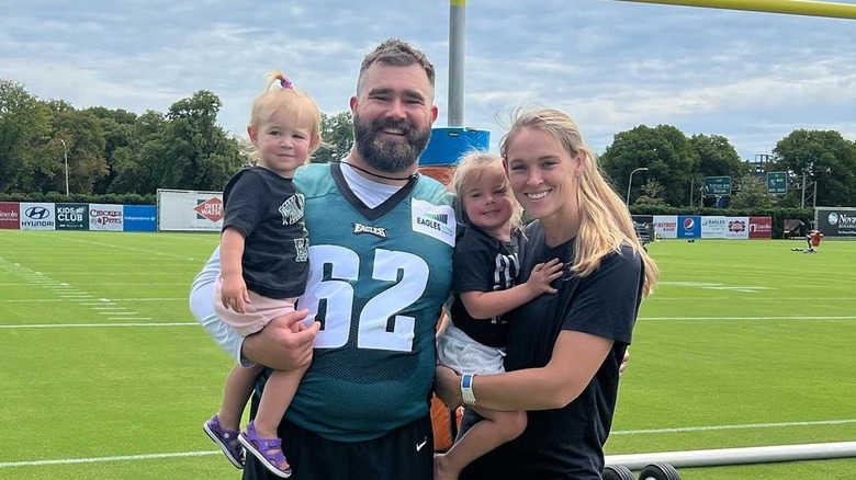 Kylie Kelce and family