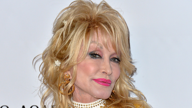 Dolly Parton looking sassy 