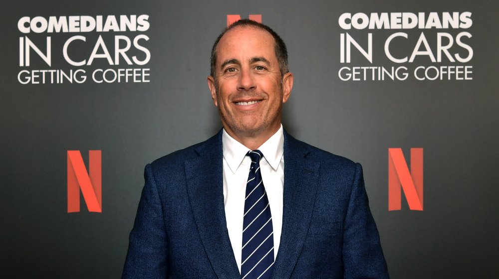 Jerry Seinfeld at LA Tastemaker event for Comedians in Cars in 2019