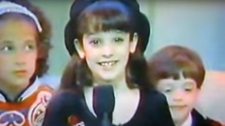 Lea Michele at age 8