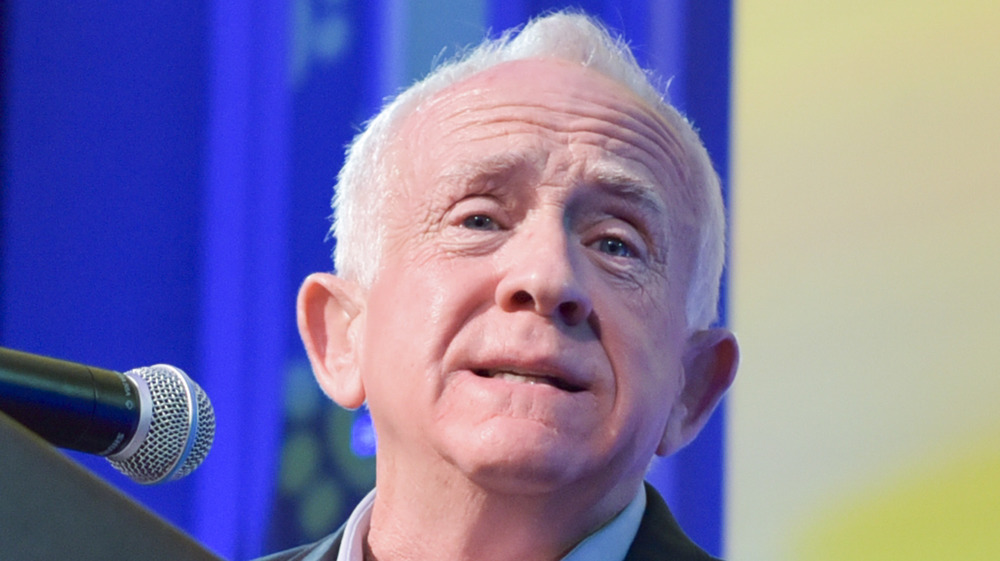 Leslie Jordan with a serious expression