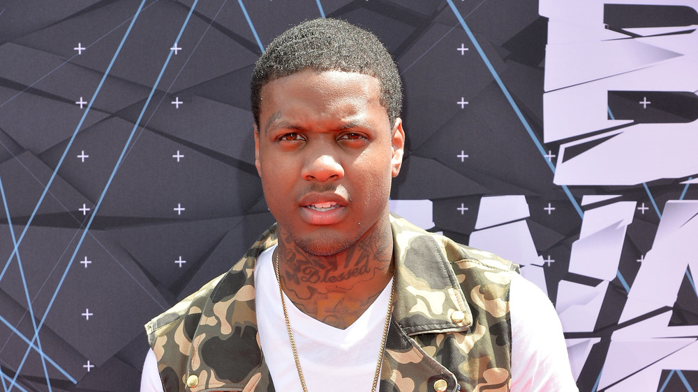 Lil Durk looking at camera