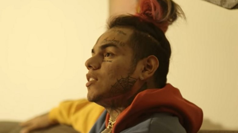 6ix9ine during an interview