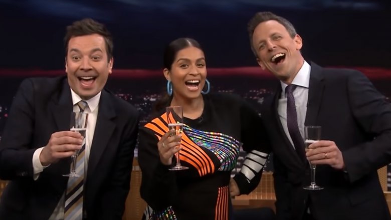 Jimmy Fallon, Lilly Singh, Seth Meyers