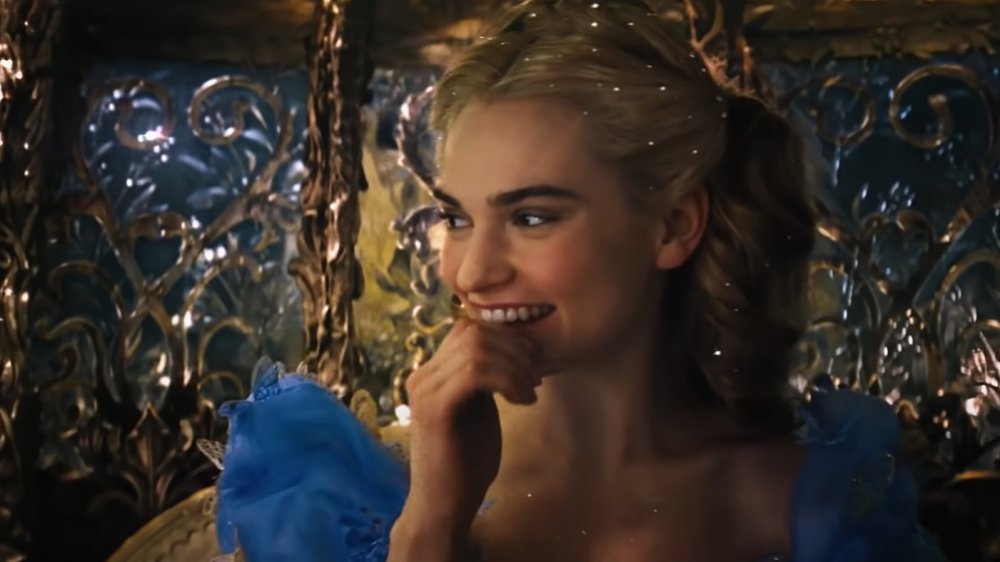 Lily James as Cinderella