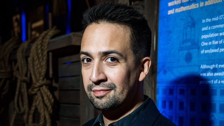 Lin-Manuel Miranda near ropes