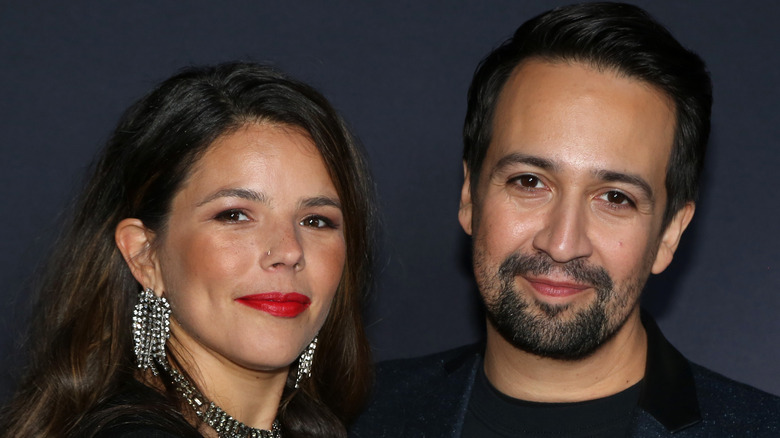 Vanessa Nadal posing with Lin-Manuel Miranda