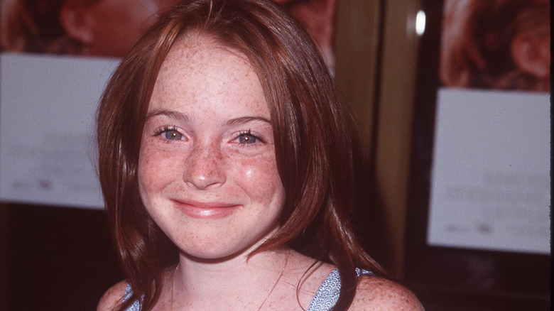 Young Lindsay Lohan red carpet