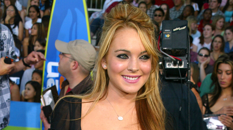 Teenage Lindsay Lohan red carpet