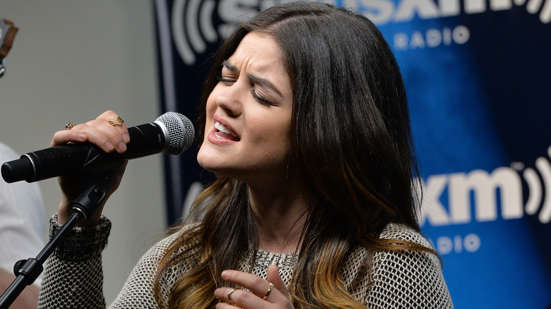 Lucy Hale singing 